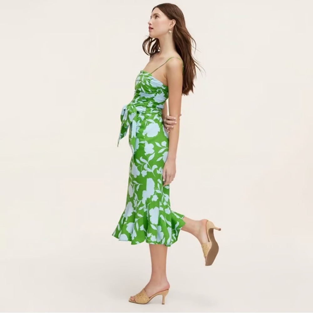 Kate Spade x Target Classic Rose Linen Top M & Fit Flare Midi Skirt M NWT Set